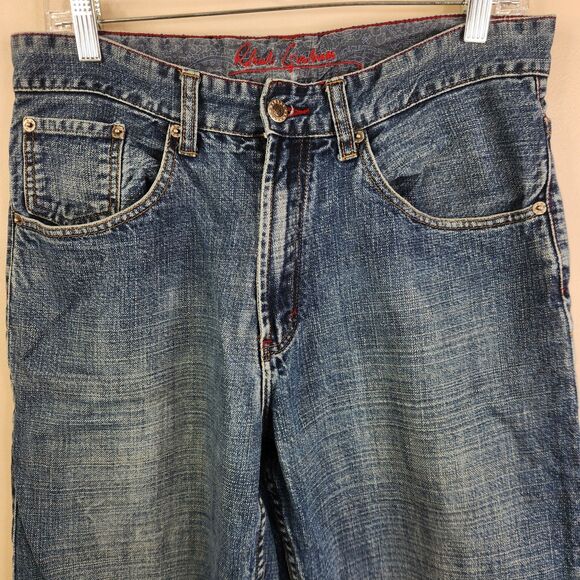 Robert Graham Vintage Y2K 5 Pocket Baggy Straight Fit Jeans 32x32 - Picture 4 of 8